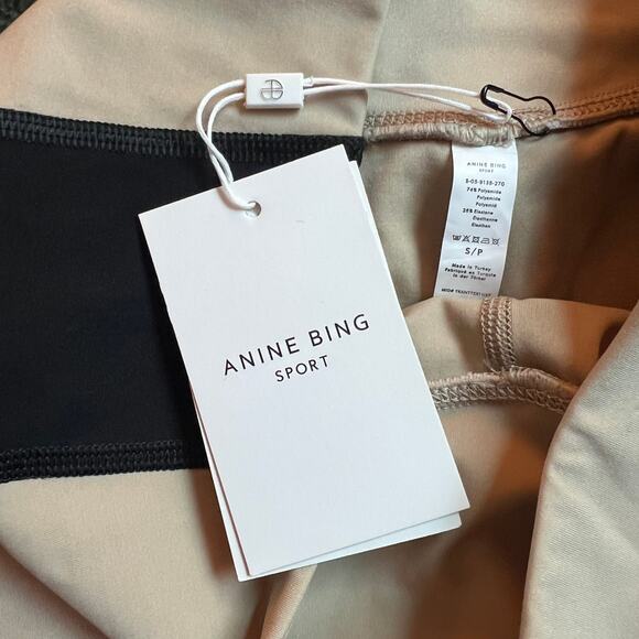 NWT Anine Bing Blake Biker Workout Shorts Size S - Picture 8 of 13